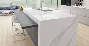 Light, neutral shaker kitchen with teltos quartz ardenno grey. Classic Quartz Stone Worktops Countertops Surfaceco Uk