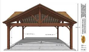 Some gazebo types include metal gazebos or wood gazebos. 3 Gable Diy Pavilion Integrated Power Western Timber Frame