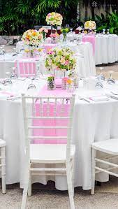 Elegant Pink And White Wedding Table Settings Pink Wedding Ideas Hot Pink Wedding Bubblegum Pink Wedding Pink Wedding Decorations Pink Wedding Centerpieces