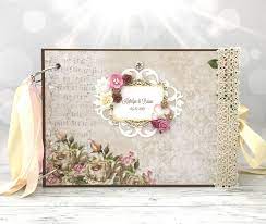 Elegant Wedding Photo Album Wedding Scrapbook Album Custom Wedding Gift Romantic Wedding Keep Planner Scrapbook Wedding Album Scrapbooking Wedding Scrapbook