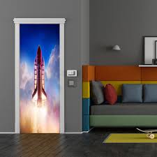 Zoomie Kids Scannell Rocket Ship Door Sign Wayfair