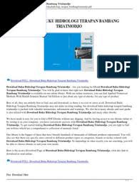 Hidrologi terapan bambang triatmodjo beta offset hidrologi terapan prof. Download Buku Hidrologi Terapan Bambang Triatmodjo Pdf Berbagai Buku