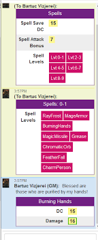 Community Forums Srd 5e Template Default Spellbook Macro Roll20 Online Virtual Tabletop