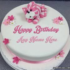 Happy Birthday Cartoon Cake Pictures With Name Kids Birthday Cakes With Name Happy Birthday Cakes Cake Name Happy Birthday Cake Images