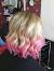 Short Dirty Blonde Hair With Blue Tips