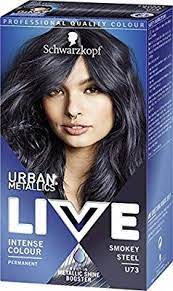 Schwarzkopf Urban Metallics Live Hair Colour U71 Metallic Silver Pack Of 3 Amazon Co Uk Health Personal Ca Dyed Hair Got2b Hair Products Live Hair Colour