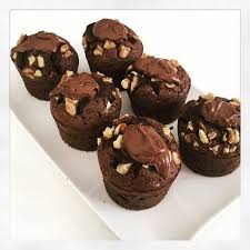 Muffins Facon Colombus Brownies Coeur Choco Noisette Nutella Nutella Recette Muffin Chocolat Muffin Coeur Chocolat
