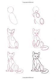 27.9kshares facebook64 twitter8 today you can learn how to draw cat step by step. How To Draw Easy Animals Step By Step Image Guide Simple Cat Drawing Animal Drawings Easy Drawings