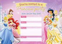 Free printable princess birthday invitations. Sending Out Customizable Printable Disney Princess Birthday Invitations Princess Invitations Princess Birthday Party Invitations Princess Birthday Invitations