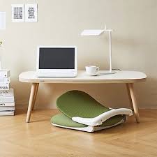 Low Chair Floor Seat Folding Japanese Style Cushion Back Support Legless Floor Seating Floor Cushions Living Room Floor Desk