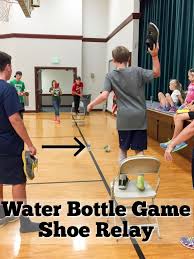 Water games give you the ultimate fun and thrill feeling. Water Bottle Relay Race A Shoe Game Youth Games Relay Races Relay Games