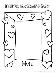 My Cup Overflows: Mother's Day Coloring Pages
