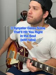 Nobody Solo Guitar Synyster Gates Tabs