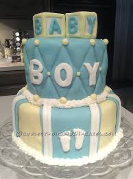 I love planning baby showers. Cool Baby Shower Cake For A Boy