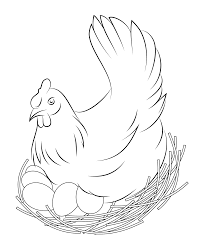Rooster oiseau dessin illustration vecteur. Pin On Tranh To Mau Con Ga