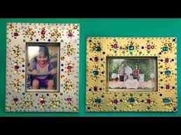 Diy Shimmer Shine Photo Frame Cara Membuat Bingkai Foto Youtube