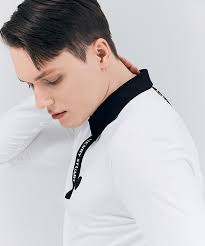 HENRY STUART Men's Solid Colored Long Sleeve T-Shirt