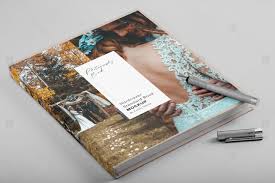 Hardcover Photo Book Mockup 02 In Stationery Mockups On Yellow Images Creative Store