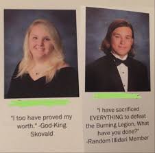 Create like a god, command like a king, work like a slave. Found Legion Senior Quotes In My Brother S Yearbook Wow