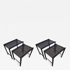 If the exquisite designs of nesting coffee tables appeal to your sense of style, you may also be enticed by other pieces of modern furniture and decor that follow the same artistic platforms. Mathieu Mategot Pair French Mid Century Modern Nesting Coffee Tables By Mathieu Mategot