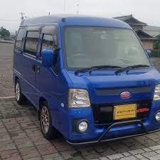 サンバーにパイプバンパーの取り付け サンバーバン サンバートラック 軽トラ 軽トラ牧場 オフロード パイプバンパー 農機 農業 オフロードファクトリー フロントバンパー ブルーサンバー スバル 富士重工 スバル サンバー サンバー スバル
