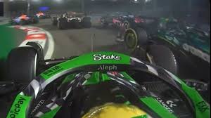 Peligro al volante: El brasileño Gabriel Bortoleto vuelve a chocar en la arrancada, ahora en el GP de Las Vegas