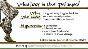 Virtual Volunteer And Online Volunteering Opportunities Online Volunteering Volunteer Recruitment Christian Organizations