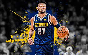 Jamal murray — denver nuggets. Download Wallpapers Jamal Murray Canadian Basketball Player Denver Nuggets Defender Blue Yellow Paint Splashes Creative Art Nba Usa Basketball National Basketball Association Grunge For Desktop Free Pictures For Desktop Free