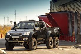 This Bulgarian Toyota Hilux 6x6 Is Rugged On The Outside Plush On The Inside Toyota Hilux Toyota Suv Toyota