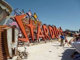 Inside The Neon Museum Boneyard Vegas The Stardust Sign Neon Museum Sydney Opera House Opera House