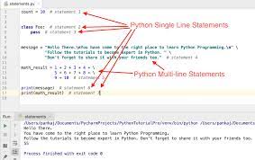 Python Statements Multiline Simple And Compound Examples Askpython
