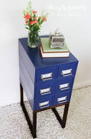 We are very much enjoying our visit, but the real fun is still to come! Card Catalog Side Table Stacy Risenmay