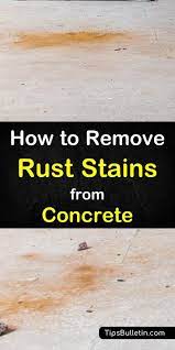 Look for a rust remover that contains oxalic acid, as that's the ingredient that will really get the job done. 3 Smart Simple Ways To Remove Rust Stains From Concrete How To Remove Rust Remove Rust Stains Cleaning Hacks