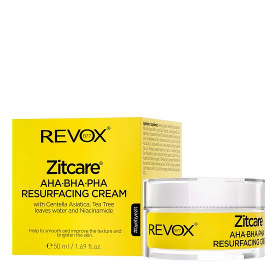 REVOX ZITCARE AHA.BHA.PHA. RESURFACING CREAM 50ML