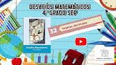En el cuarto grado abordaremos como etapa inicial el desarrollo de las siguientes habilidades competencias que se favorecen: Desafio 32 Tarjetas Decimales Pagina 58 De Libro De Matematicas Youtube