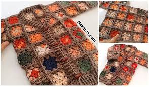 2 3 Yasa Motifli Cocuk Hirka Yapimi Uzunluk 40 Cm Genislik 27 Cm Boyu Uzun Gelirse 1 Sira Eksik Motif Kullanin 12 Motifle Yap Tig Isleri Orgu Tig Motifleri