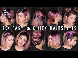 Straighten it up with this heatless hair straightening tutorial. If You Re Looking For Quick Hairstyles That Are Cute And Easy To Re Create On Days You Re Running Late The Short Hair Styles Easy Hair Styles Quick Hairstyles