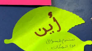 مشروع اللغه العربيه للصف الرابع ادوات الاستفهام Youtube