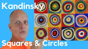 Add the rectangular square footage and the triangular square footage of the wall. Paint Like Kandinsky Circles Color Study Squares With Concentric Circles Youtube