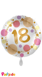 18 Geburtstag Ballon Bei Party De In 2020 Geburtstag Luftballons Geburtstag Geburt