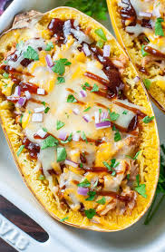 Bbq Chicken Spaghetti Squash Recipe Chicken Spaghetti Squash Recipes Spaghetti Squash