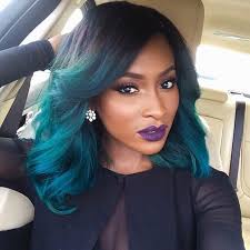 Black And Teal Hair Ideas 47 Hot Long Bob Haircuts And Hair Color Ideas Stayglam Hair Styles Turquoise Hair Ombre Hair Color