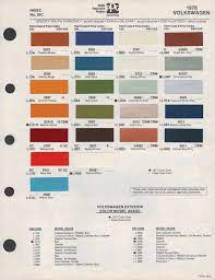 Paint Chips 1978 Beetle Vw Bus