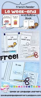 Le Week End French Weekend Activities Reader Build A Book En Francais Free For French C French Emergent Readers How To Speak French How To Speak Spanish