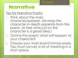 How To Write A Narrative Poem Powerpoints