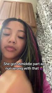 Middle Part Sideburns