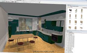 تطوير الرسم ومخطط خزائن المطبخ بأبعاد مطبخ