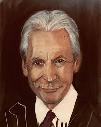 My portrait painting of Charlie Watts Irish Portrait Painter