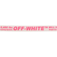 Shop Off White Pink Transparent And Industrial Belt