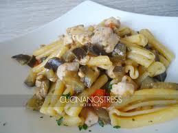 Cucinanostress Casarecce Con Tonno Fresco Melanzane E Pomodorini